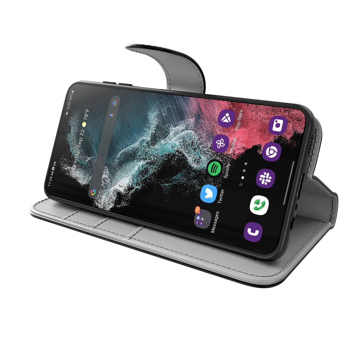 Samsung Galaxy S20 Ultra Leather Folio Case Classic Series